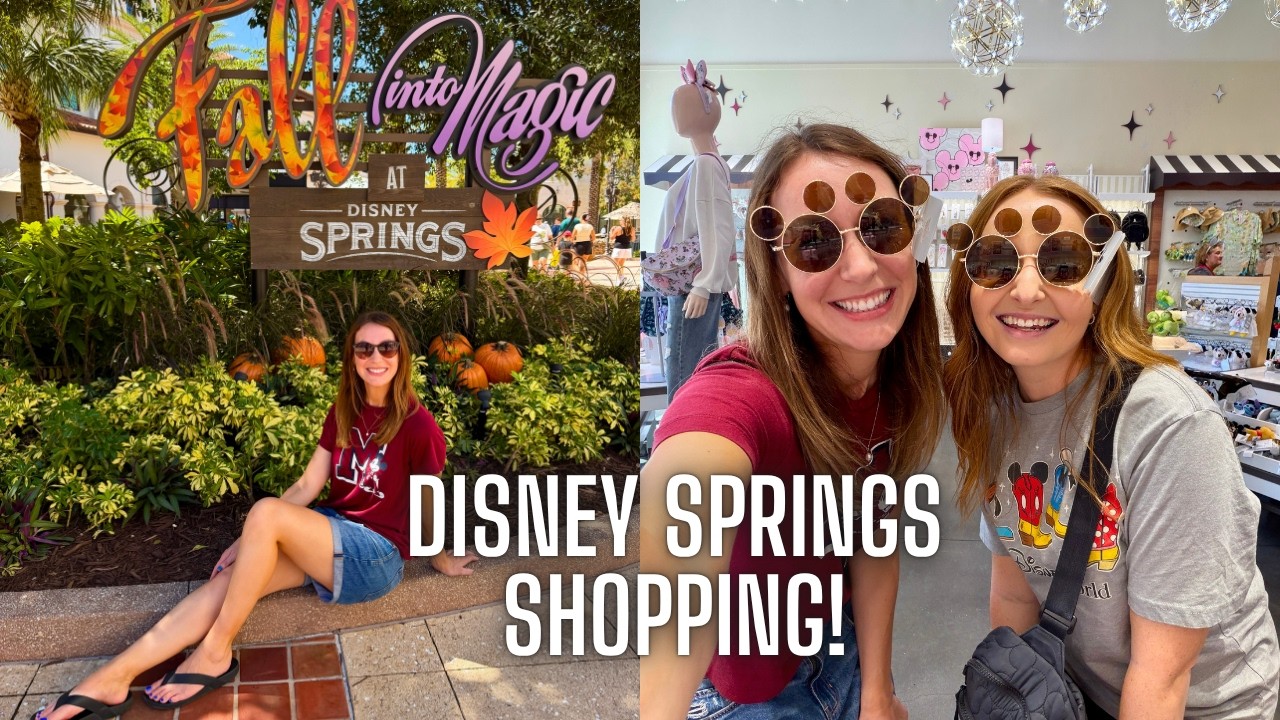 Halloween & Christmas at Disney Springs: New Merchandise, Olive Garden Lunch, and Shopping Haul! 🎃🎄