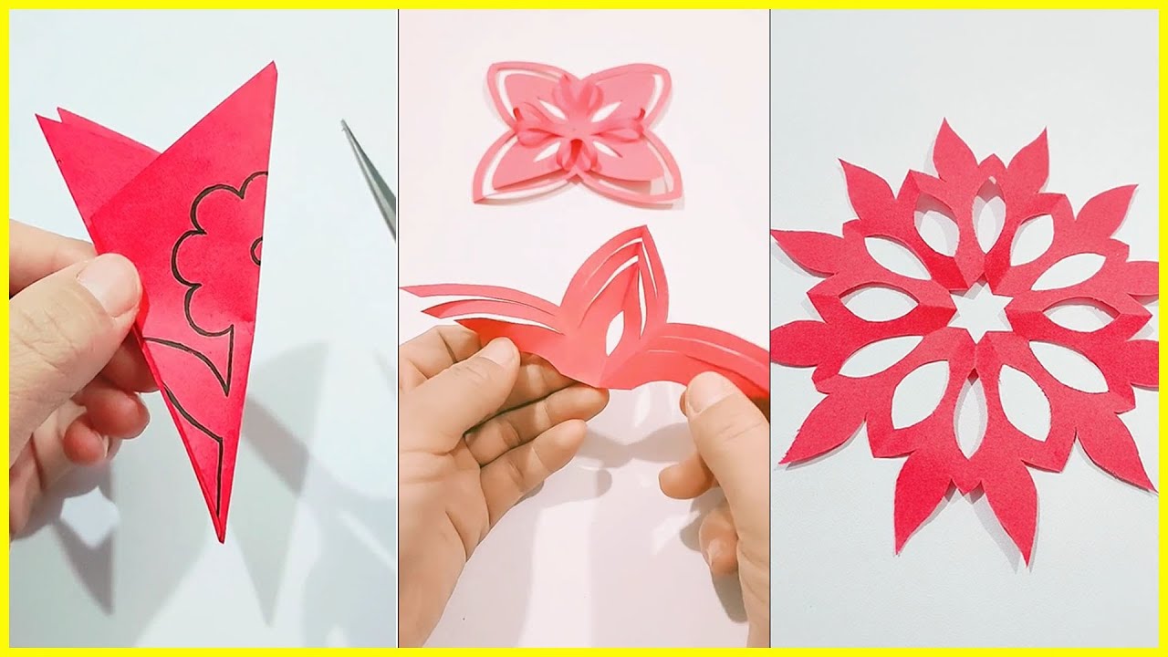 Nghệ Thuật Gấp Giấy & Cắt Giấy Trang Trí Cực Đẹp - Origami Art #3 - Youtube