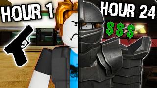 I Survived 24 Hours in Roblox Criminality with Nothing screenshot 5