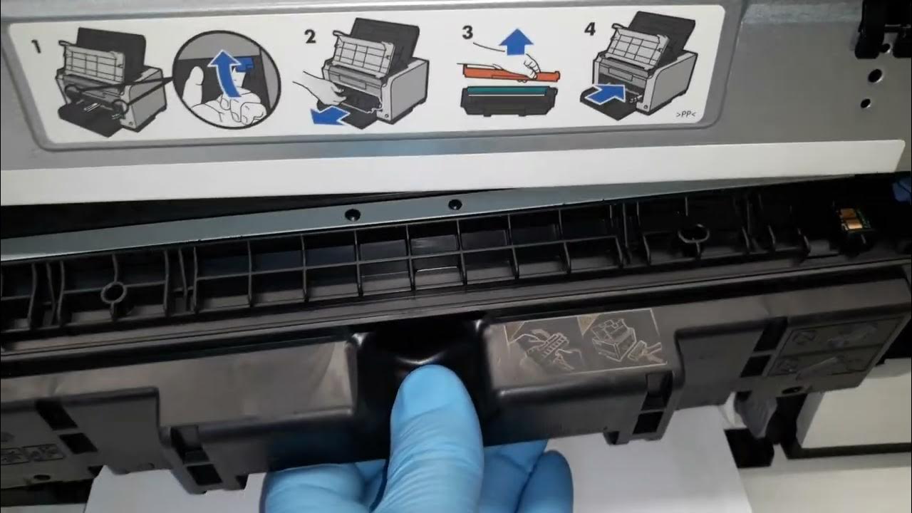 HOW TO REPLACE DRUM CARTRIDGE ON HP LASERJET CP1025 COLOR YouTube