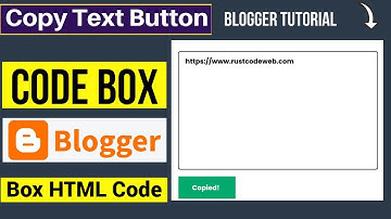 Blogger copy text to clipboard html code | blogger copy paste to clipboard box | copy text clipboard