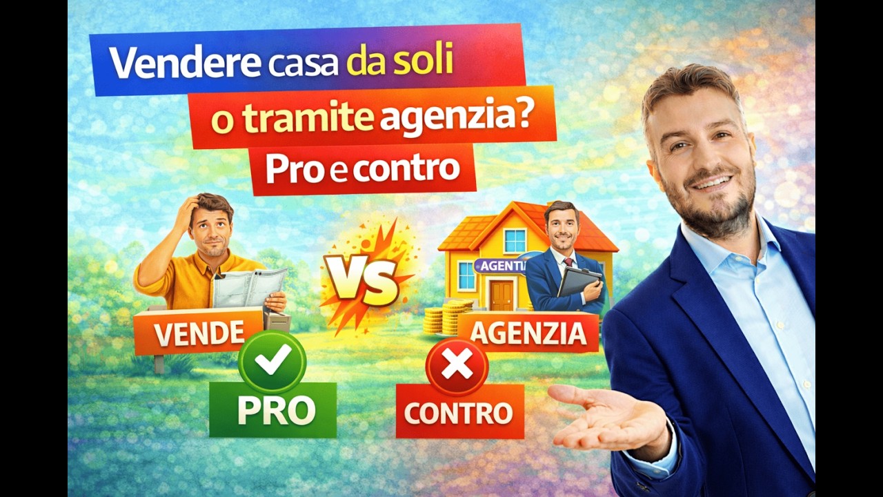 Vendere casa da soli o tramite agenzia? Pro e contro - YouTube