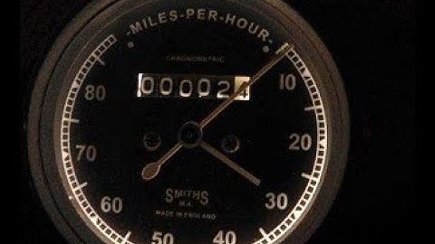 80mph Indian Smiths speedo