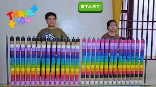 Family Game | Color Roll Puzzle Challenge, Who's Faster ☆ Level 19