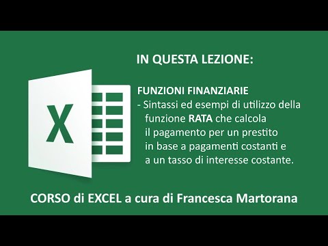 Video: Qual è la formula di Excel per il pagamento del prestito?