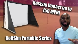 Experience Golf Like Never Before: Elite Screens GolfSim Portable Bespoke Video Showcase
