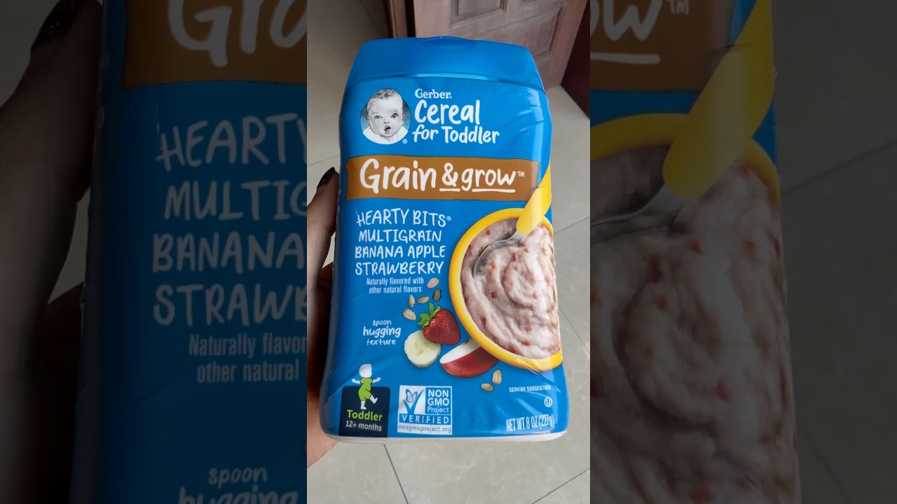 The best cereal for baby Gerber Grain & Grow