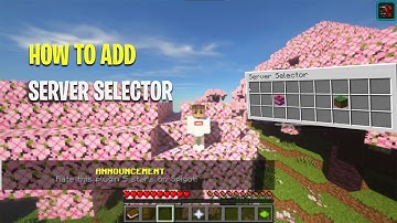 How To Add Server Selector on Your Minecraft Server DeluxHub Plugin