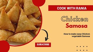 Chicken vegetable Samosa | Chinese samosa|chicken samosa