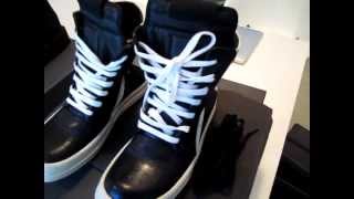 [SOLD] Rick owens AW 12 sneakers and boot women and men zip boot , high top sneakers