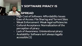 Presentation: Software Piracy
