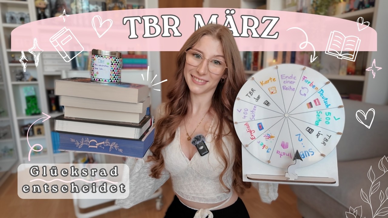 Glücksrad sucht meinen TBR aus 📚🩷 | tbr jar | März ✨🌷