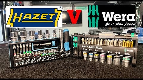 What is the Best Tool Bit Set? Hazet V Wera