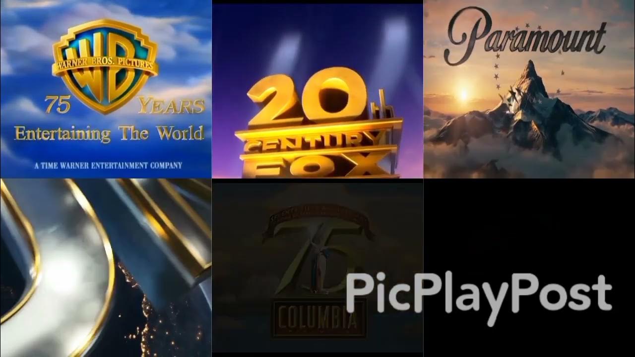 Movie Studios Intros At Once Anniversary Edition YouTube