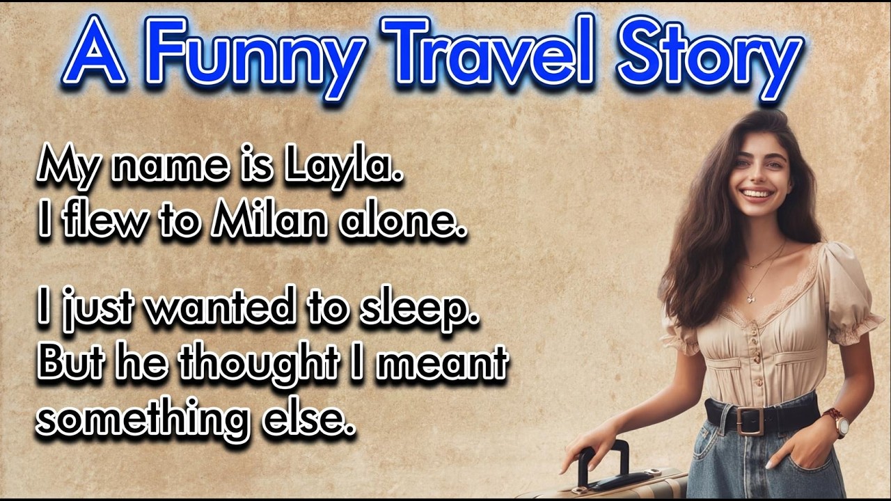 Learn English by Stories A1–A2 – Funny Travel Story for Speaking Practice