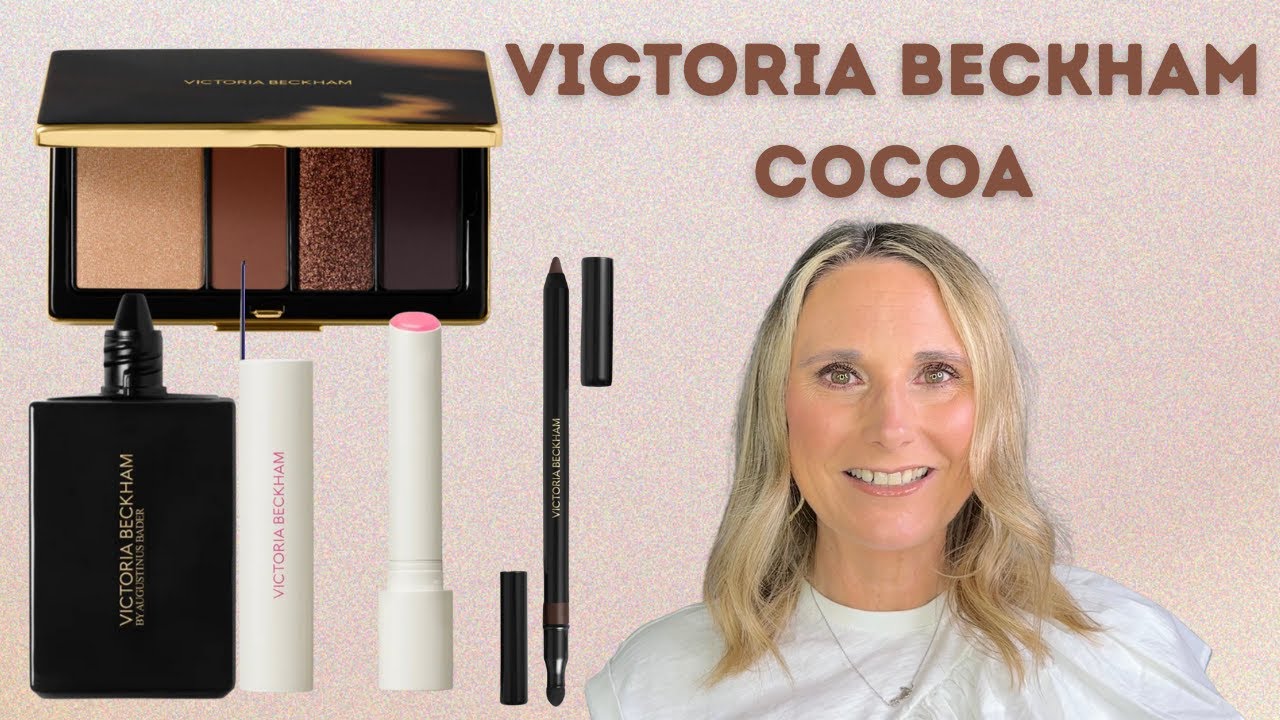 Полный макияж лица с использованием новой коллекции Victoria Beckham Beauty Cocoa | Тональные капли