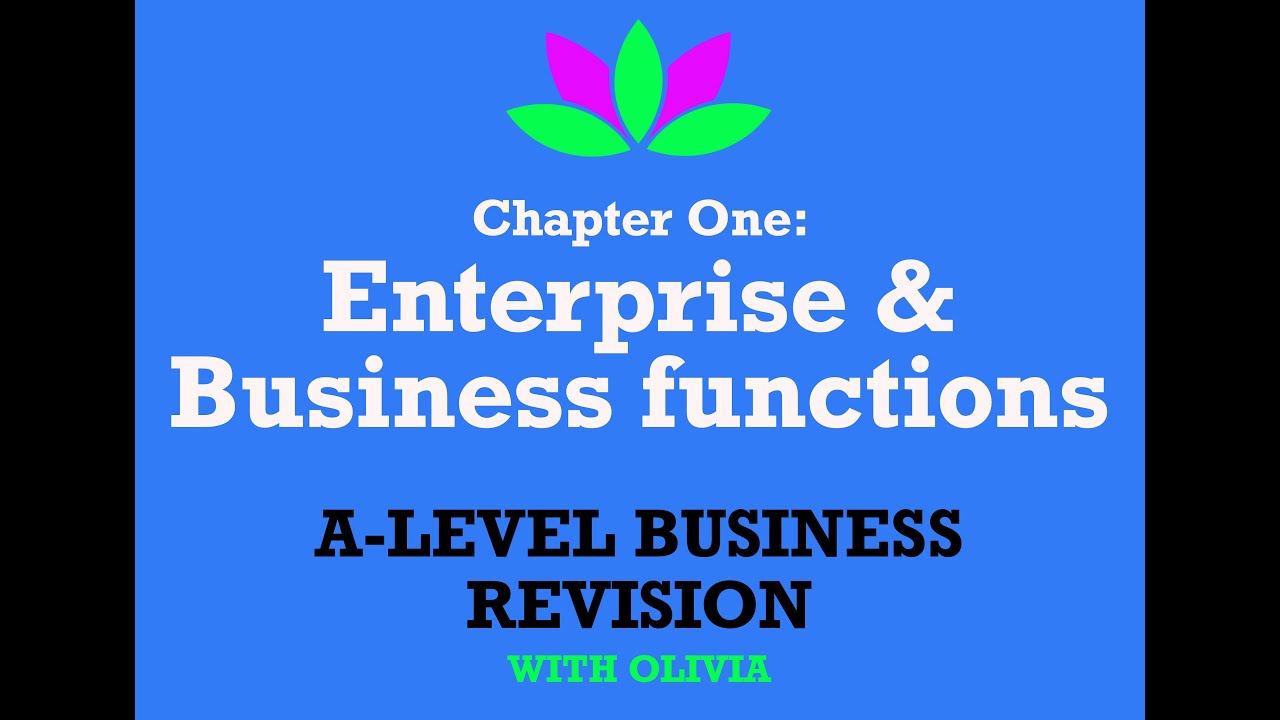 A level Business Enterprise & Business functions YouTube