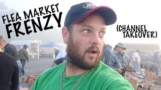 Flea Market FRENZY at 6:30AM | Where's the Crazy Lamp Lady? | Reselling
