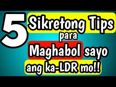 Video: Paano Mo Gugustuhin Na Mabaliw Ka Sa Isang Lalaki