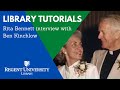 Rita Bennett interview with Ben Kinchlow
