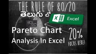 Pareto Chart Ysis Excel In Telugu