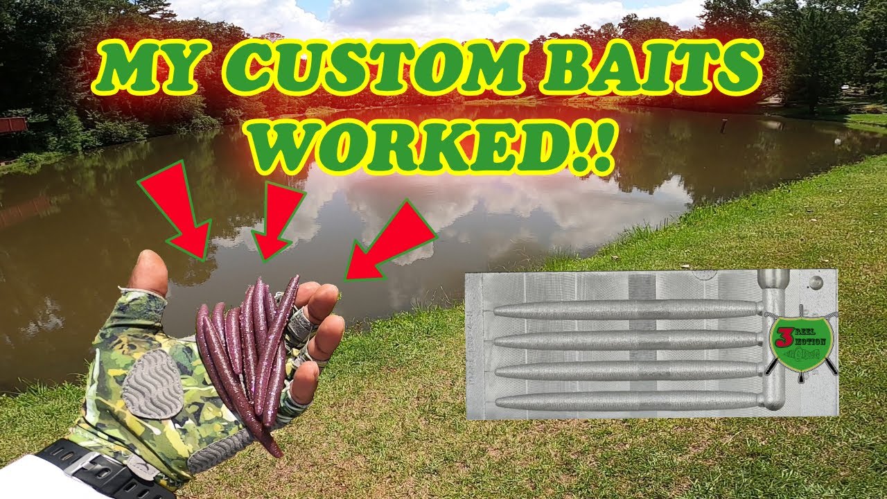 FIRST CUSTOM Baits CATCHES BASS YouTube