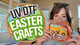 The CUTEST Easter Gift Idea! 🐰 Customizing Clear Bags with UV DTF