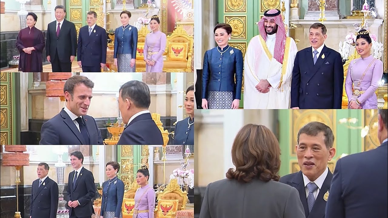 พระบาทสมเด็จพระเจ้าอยู่หัว สมเด็จพระบรมราชินี เสด็จออกทรงรับผู้นำเอเปคพร้อมคู่สมรส และแขกพิเศษ