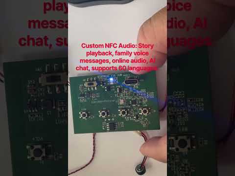 AI_NFC_01 — AI Voice, NFC Audio & Bluetooth Speaker/App Board — AI voice conversation demo