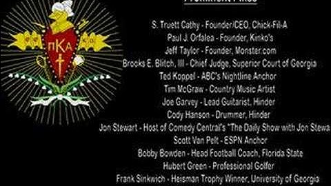 Pi Kappa Alpha Rush Video