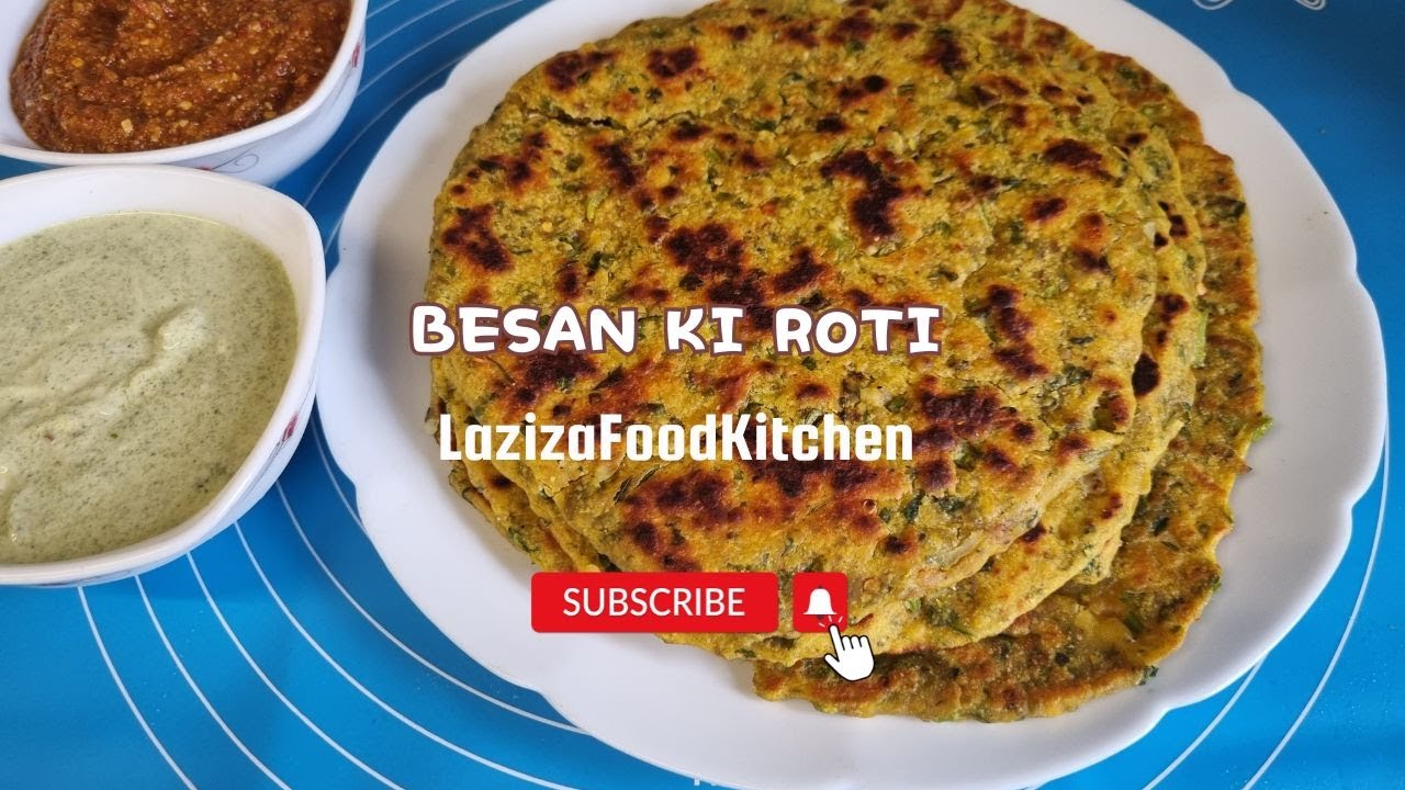 Besan Ki Roti (Gram flour Flatbread) - YouTube