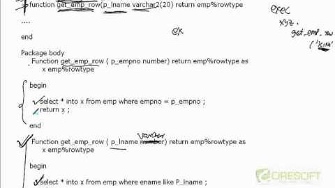 PLS 26  Stored Program Overloading in PL SQL