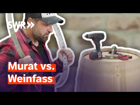 Upcycling in 48 Stunden: Aus Weinfass werden gemütliche DIY Möbel | Murat dreht am Rad