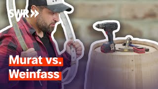 Upcycling in 48 Stunden: Aus Weinfass werden gemütliche DIY Möbel | Murat dreht am Rad