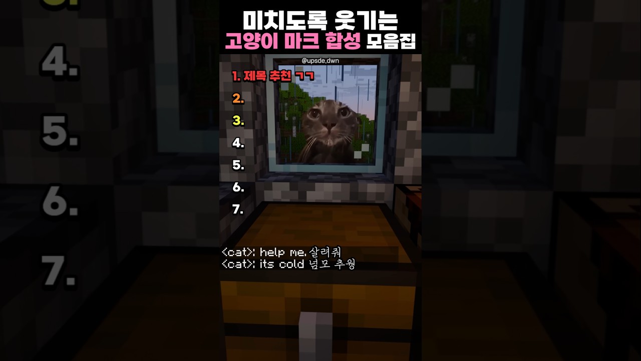 미치도록 웃기는 고양이 마크 합성 모음집