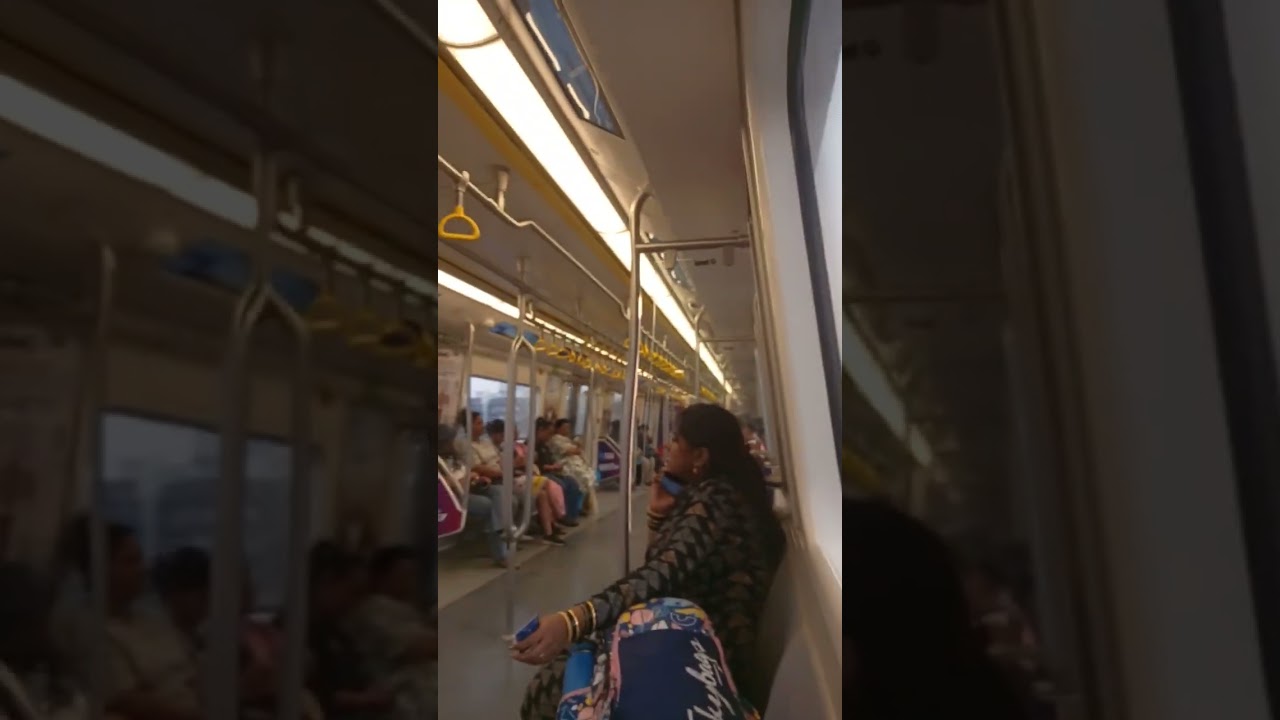 Mumbai Short Metro Train Ride | Shimpoli To Kandivali - West | Mumbai Metro Line - 7 