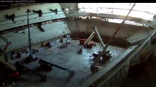 The Pavilion at Ole Miss construction time-lapse