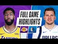 LAKERS at MAVERICKS | FULL GAME HIGHLIGHTS | April 24, 2021