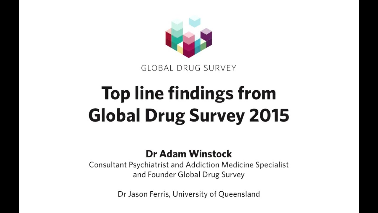 GDS2015 Findings: Top line What You Should Know about Drug Use Around the World