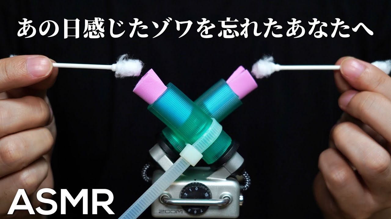 ASMR あの日感じたゾワゾワを思い出すずもしゃわ奥行き耳かき Deep Ear Cleaning (No Talking)