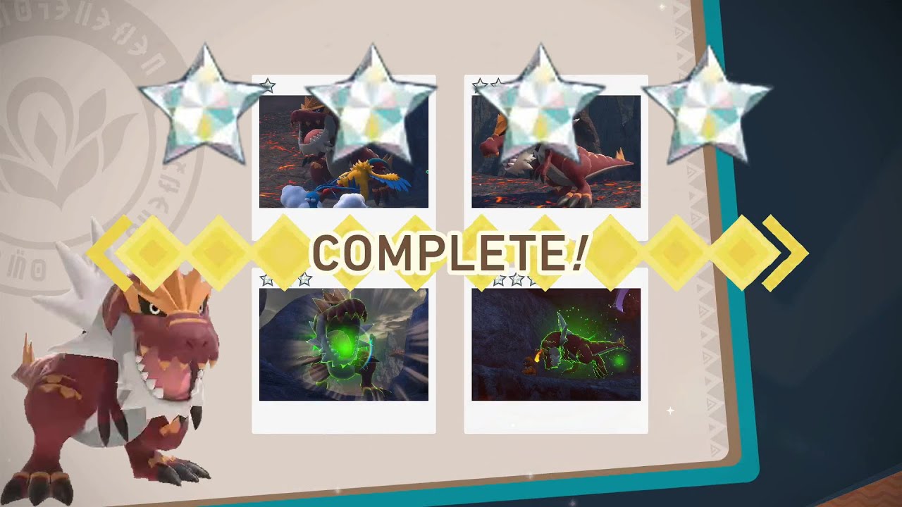 How To Get 1 To 4 DIAMOND STARS For Tyrantrum! New Pokemon Snap!