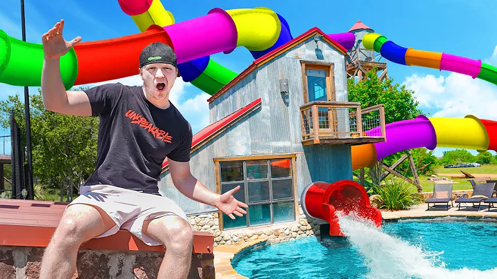 24 HOURS On A PRIVATE RESORT Challenge!