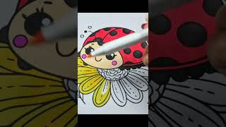 Happy Ladybug Coloring Pages Tutorial!