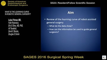 What Is the Learning Curve in Robotic General Surgery?