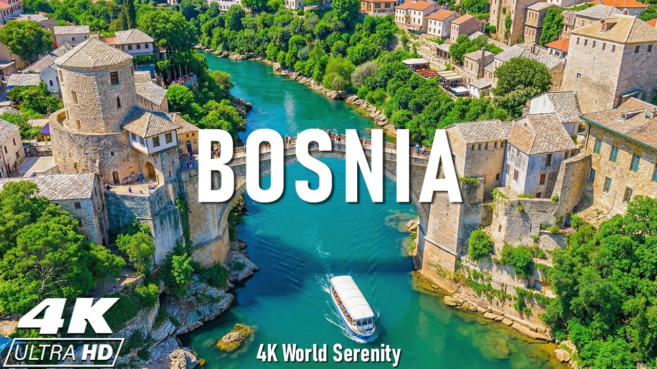 Босния 4K – Исследуйте горные долины, изумрудные реки и скрытую красоту Балкан.