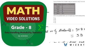 Maths Data Handling-Probability Statistics questions for Grade 8 with answers - Set 1612512912