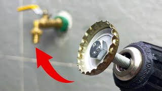 why didn't I know these simple technologies sooner! fastest way to make metal water lock with rivet