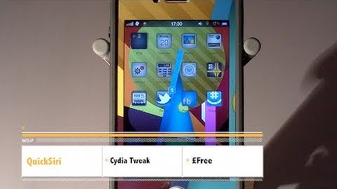 QuickSiri - Cydia Tweak