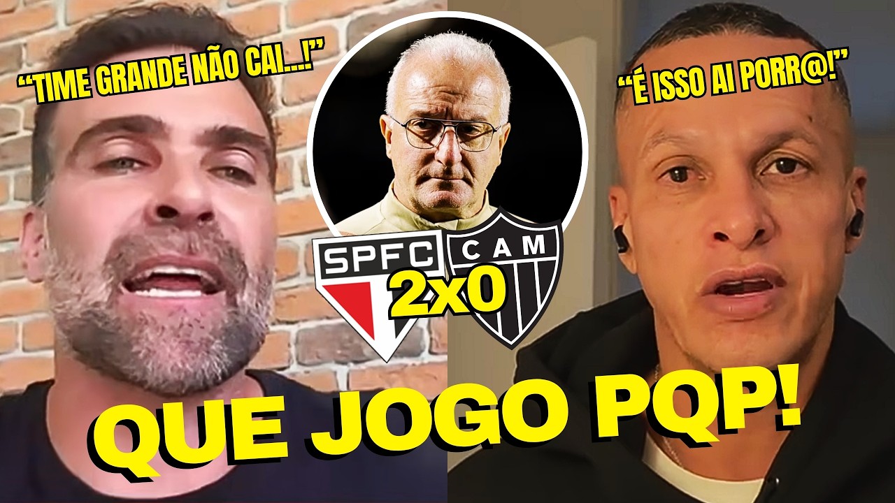 🔥 QUE JOGO! SÃO PAULO FAZ DOIS GOLS EM DOIS MINUTOS E VENCE ATLÉTICO MG NO MORUMBIS!