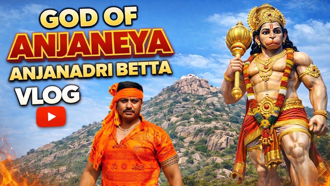 Anjanadri Betta | ಅಂಜನಾದ್ರಿ ಬೆಟ್ಟ ಆಂಜನೇಯ ಜನ್ಮಸ್ಥಳ 🚩